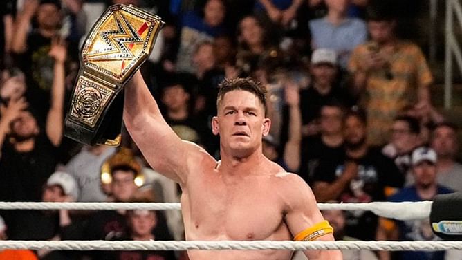 Top WWE Superstar breaks character to call John Cena "GOAT"