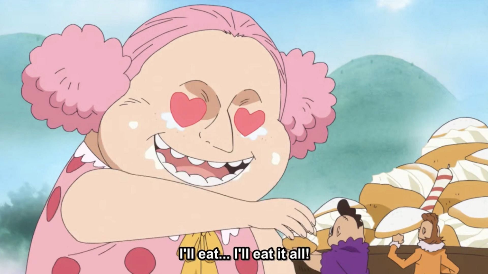 Young Linlin accidentally eats Mother Carmel and others (Image via Toei Animation)