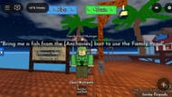 The NPC Family Pond Manager (Image via Roblox)