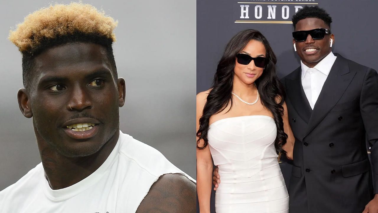 SPOTTED: Tyreek Hill seen with mystery woman in pool 2 months after estranged wife Keeta Vaccaro filed for divorce