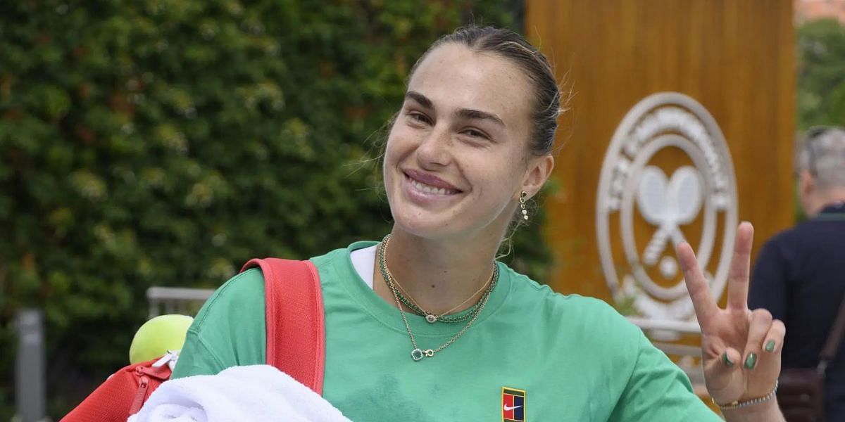 Aryna Sabalenka jokingly asked a question about Wimbledon