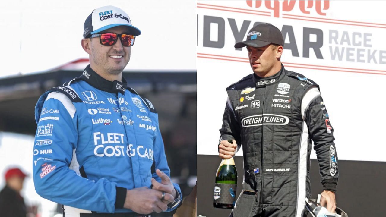 Graham Rahal and Scott McLaughlin 