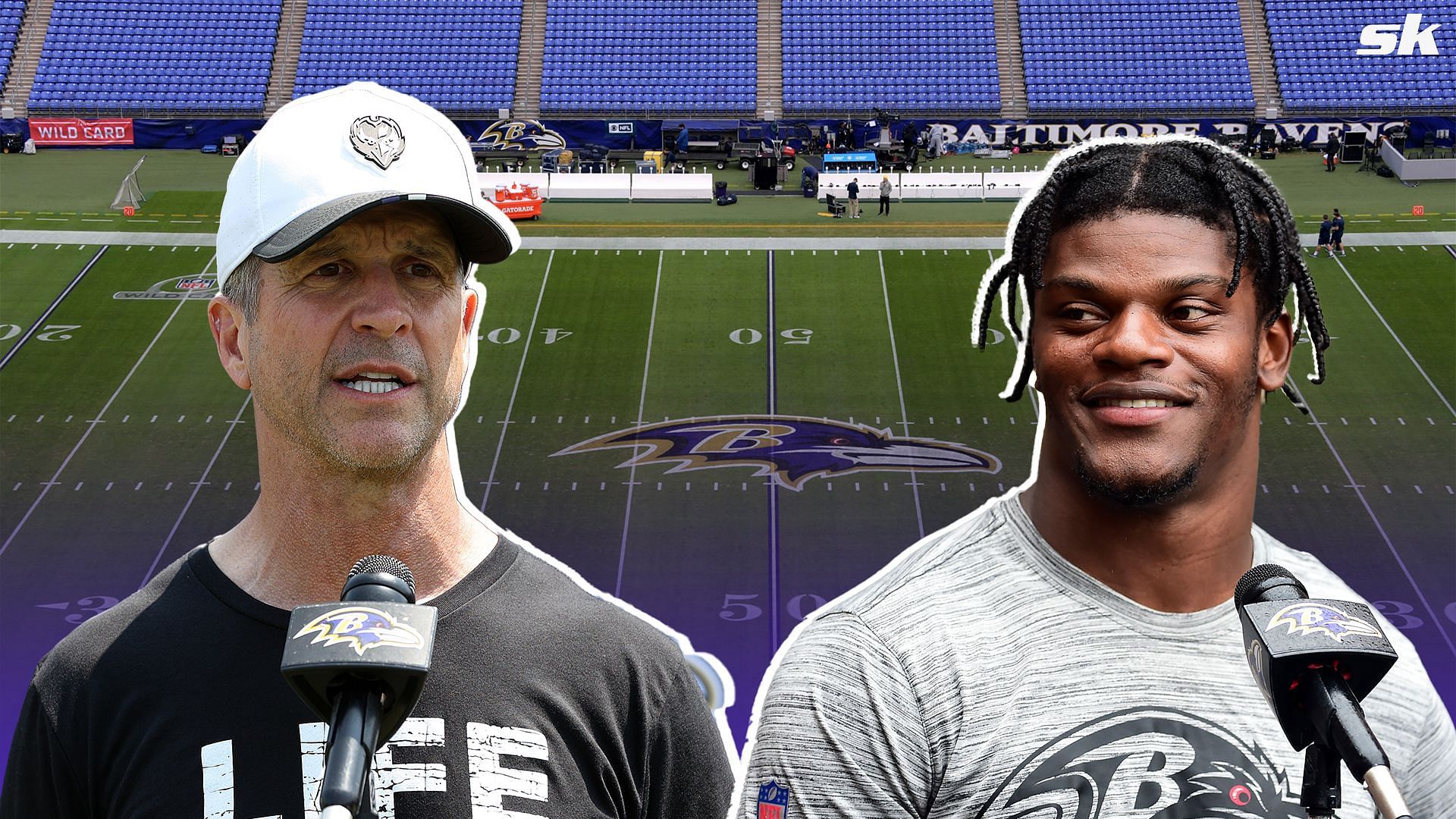 Nick Wright challenges Lamar Jackson and John Harbaugh to &quot;beat a team in their weight class&quot; after Ravens