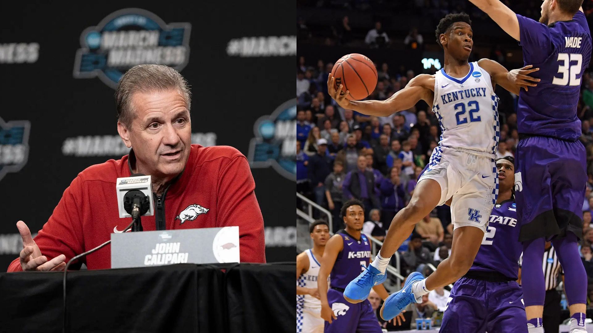 John Calipari and Shai Gilgeous-Alexander