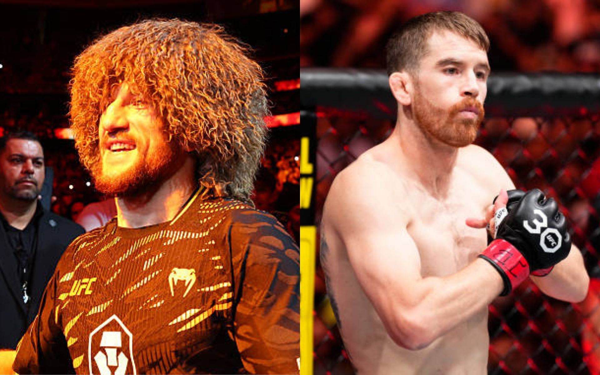 Merab Dvalishvili (left) weighs in on Cory Sandhagen (right) matchup [Image credits: Getty Images]