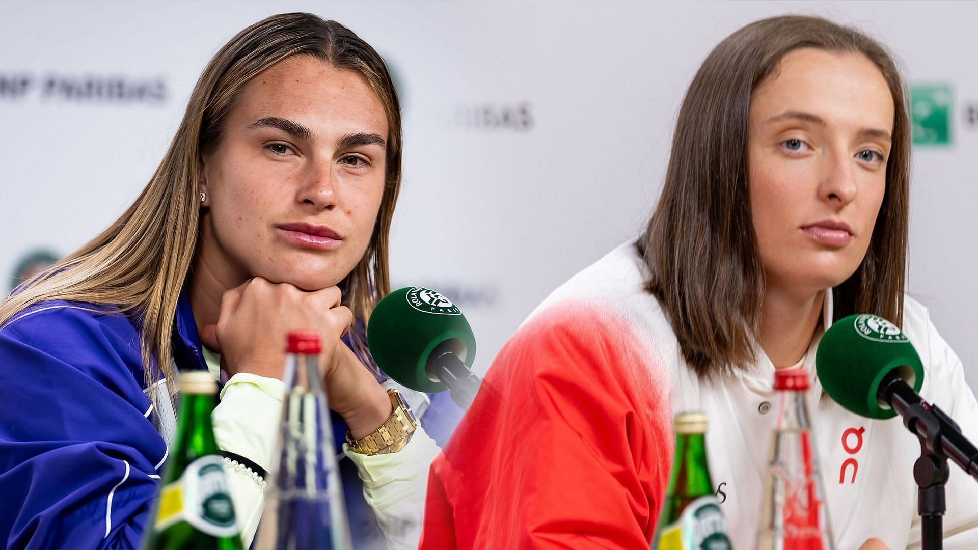Aryna Sabalenka (L) Iga Swiatek (R) | Getty