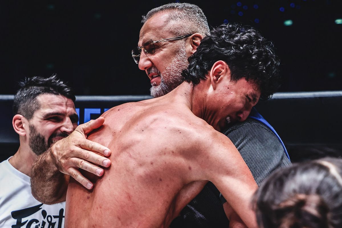 Interim bantamweight Muay Thai world champion Nabil Anane gives credit to his father for the success he is now enjoying. -- Photo by ONE Championship