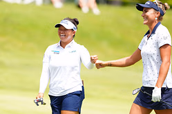 How did Lexi Thompson & Megan Khang perform in Round 4 of the 2025 Dow Championship?