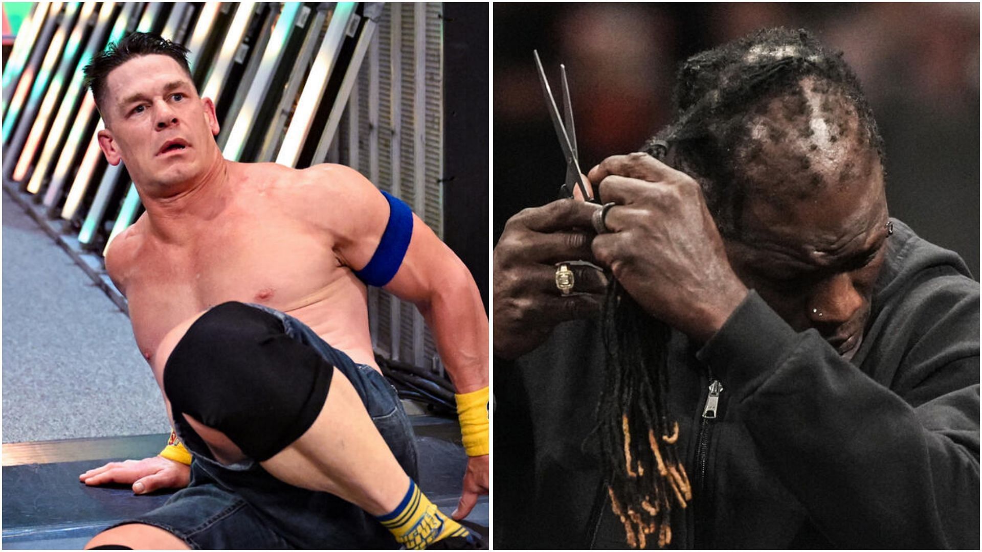 John Cena and Ron Killings. (Photos: WWE.com)