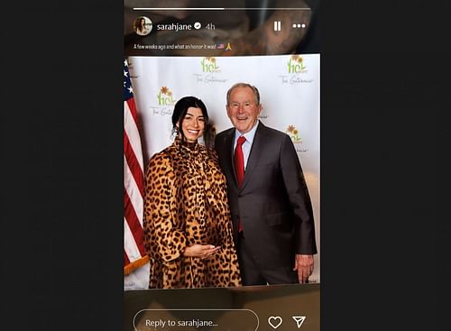 Dak Prescott’s wife Sarah Jane recalls ‘honor’ of meeting George W. Bush for The Gatehouse’s 10th anniversary/@sarahjane