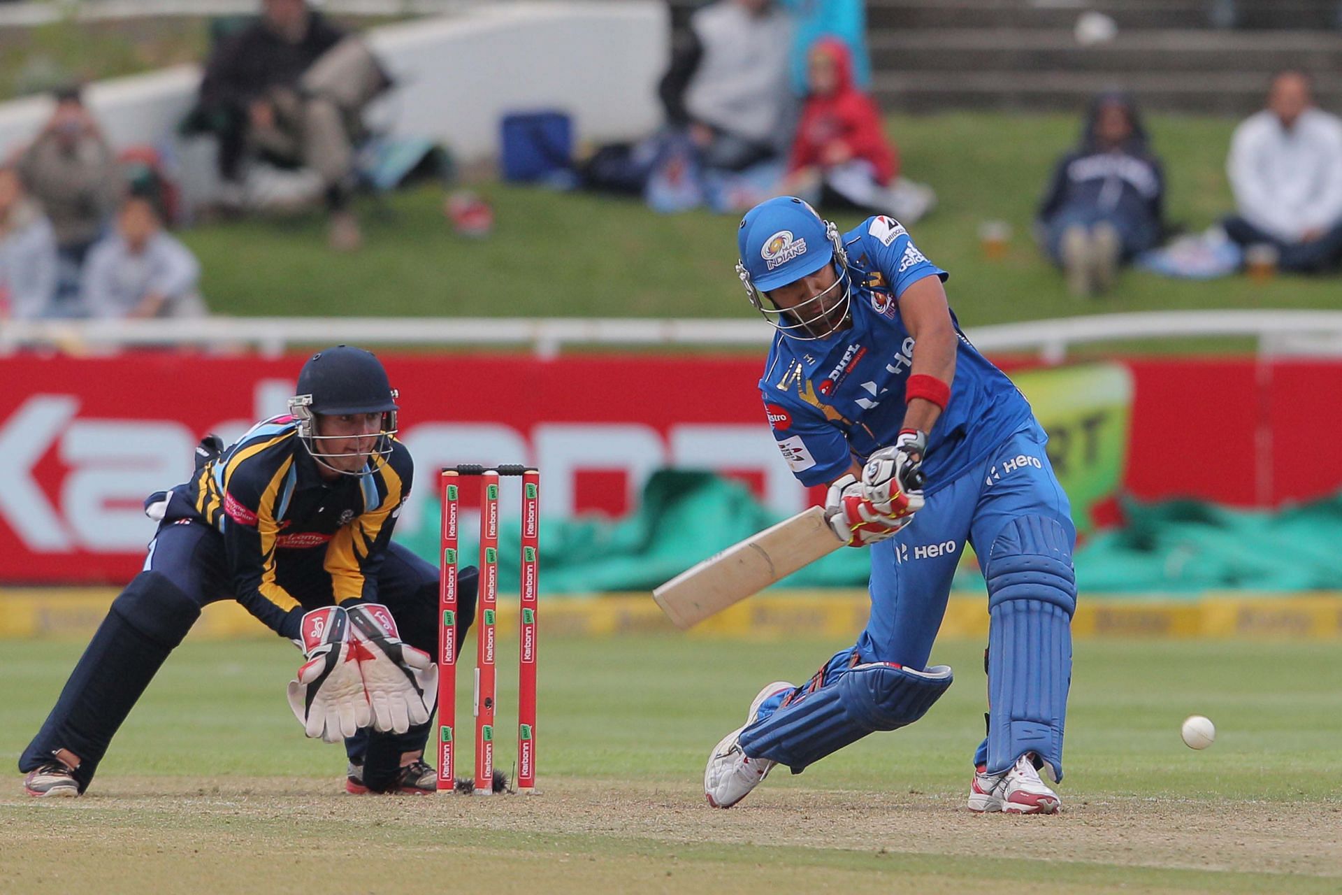 CLT20 2012 Match 11 - Mumbai Indians v Yorkshire Carnegie - Source: Getty