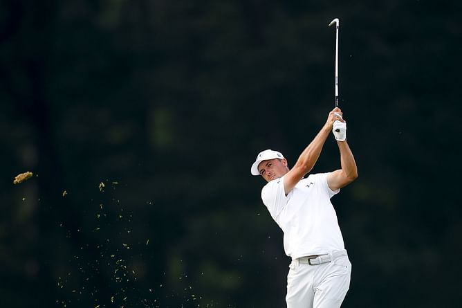 How did Jordan Spieth perform in the US Open 2025, Round 1?