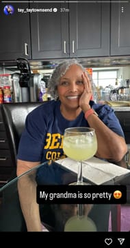 Taylor Townsend IG Story | Source: Taylor Townsend Instagram/@tay_taytownsend