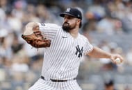 Carlos Rodon in action against the Los Angeles Angels - Source: Getty