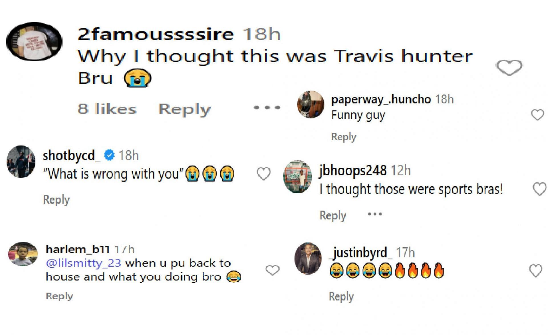 Hoops fans react to Jordan Smith&#039;s hilarious antics during the National Guard Uncommon 40 training camp (source: IG/ madehoops)
