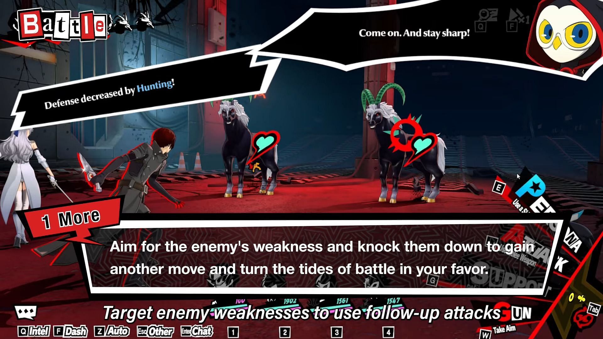 Beginners should learn how to weaknesses (Image via SEGA)