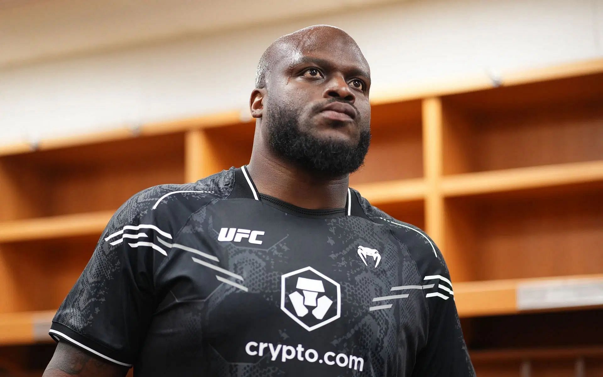 Derrick Lewis jokingly claims that the UFC is scripted while sharing bold prediction for his upcoming fight. [Image courtesy: Getty Images]