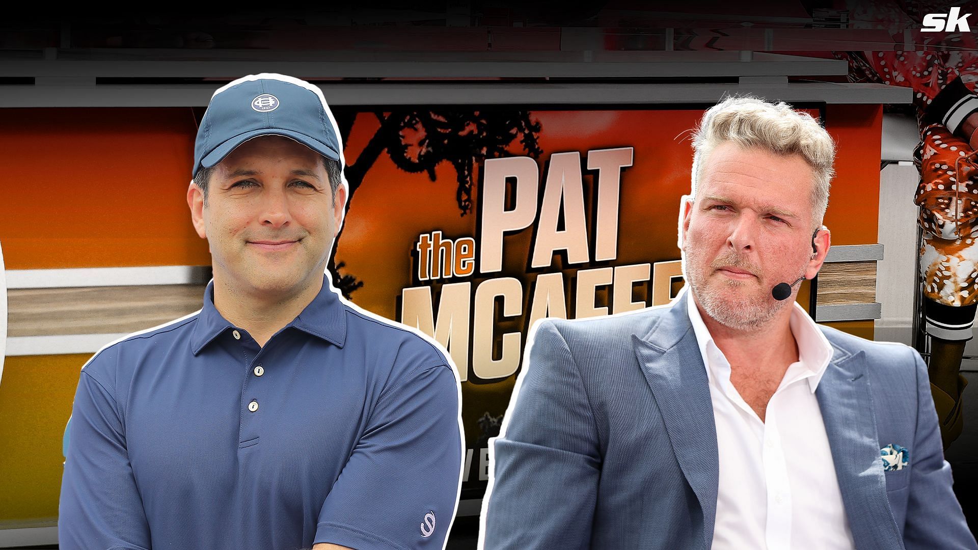 Pat McAfee reportedly banned Adam Schefter from appearing on his ESPN show (source - Getty)