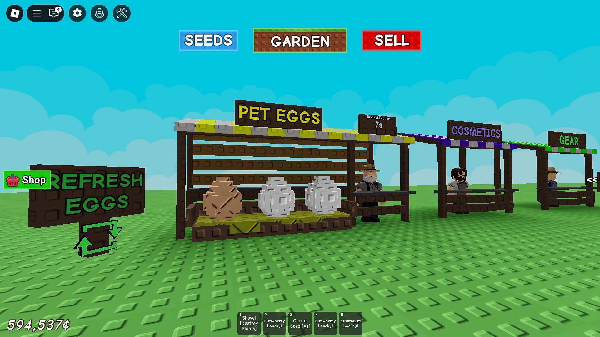 The Mythical Egg can show up in the Pet Eggs Shop (Image via Roblox)