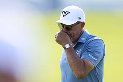 How did Phil Mickelson perform in the US Open 2025, Round 2?