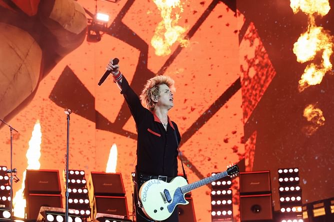Green Day calls on fans to ‘fight back’ against Trump and Musk at Download 2025