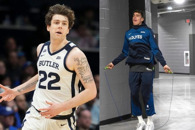 Connor McCaffery’s brother Patrick reacts as Luka Garza shares snaps from year 4 with Minnesota Timberwolves after conference finals loss