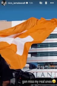 Nico Iamaleava's Instagram story