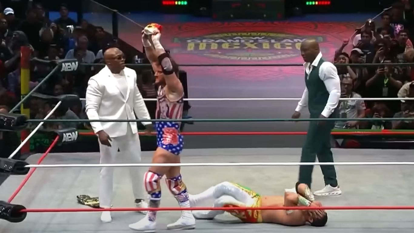 MJF lost to Mistico at AEW Grand Slam via disqualification [ Image from AEW