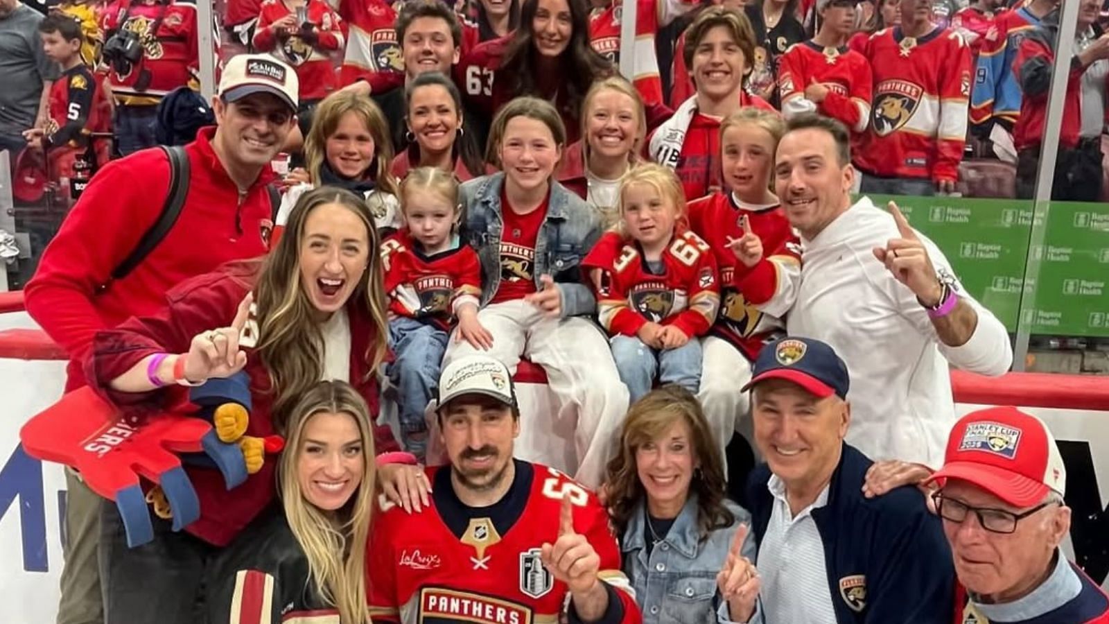 Brad Marchand&rsquo;s wife Katrina drops 4-word reaction to hubby &amp;  Panthers driving a golf cart along with Stanley Cup