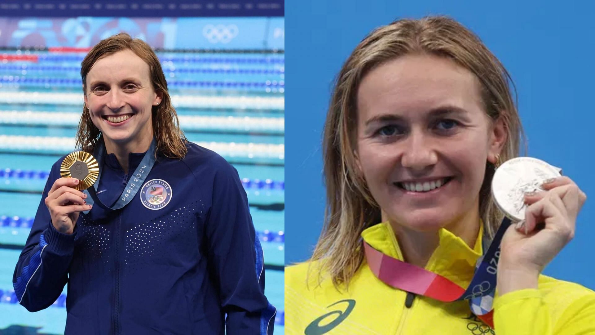 Arirarne Titmus opens up about her equation with chief competitor Katie Ledecky [Image Source : Getty] 
