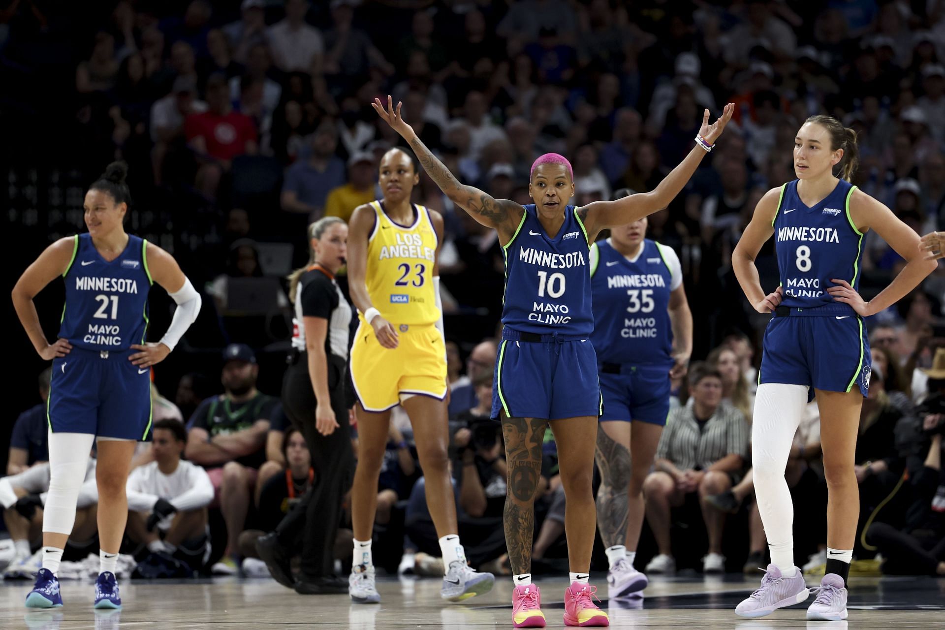 LA Sparks vs Minnesota Lynx game player stats and box score for June 21 | 2025 WNBA season