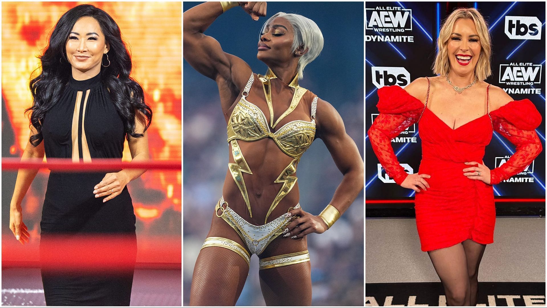 Gail Kim in TNA, Jade Cargill in WWE, Renee Paquette in AEW
