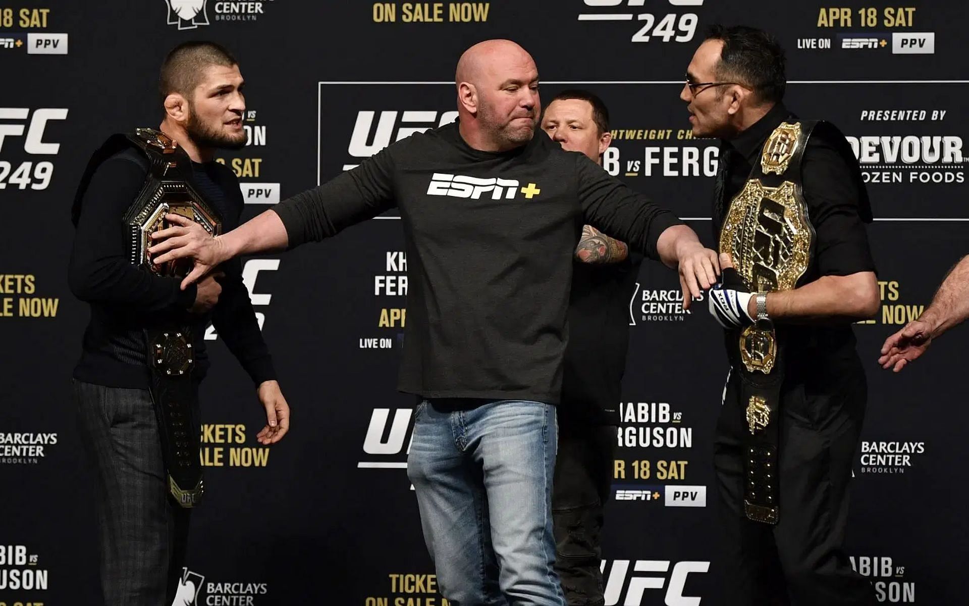 Tony Ferguson reveals one condition for him to squash beef with Khabib Nurmagomedov [Image courtesy: Getty Images]