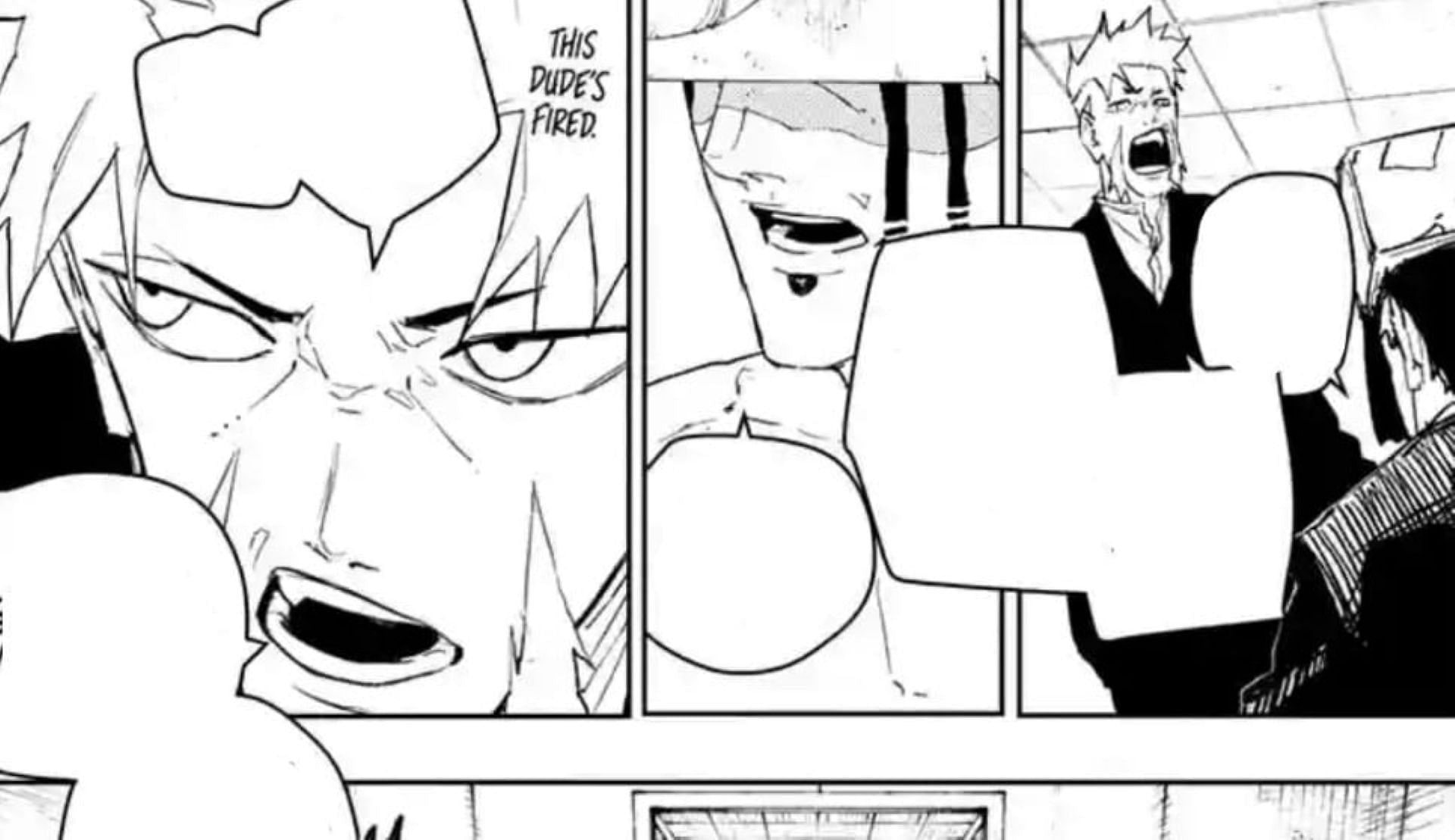 Izaru speculates about Kamunabi having traitors (Image via Shueisha)