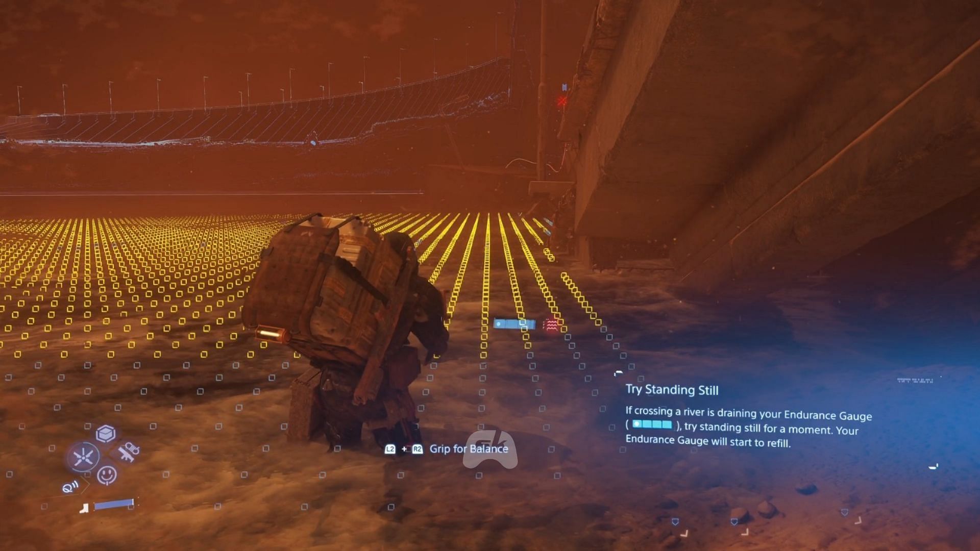 You can rest to restore endurance in death mode (image via SPORTSKEEDA GAMING || Sony Interactive Entertainment)