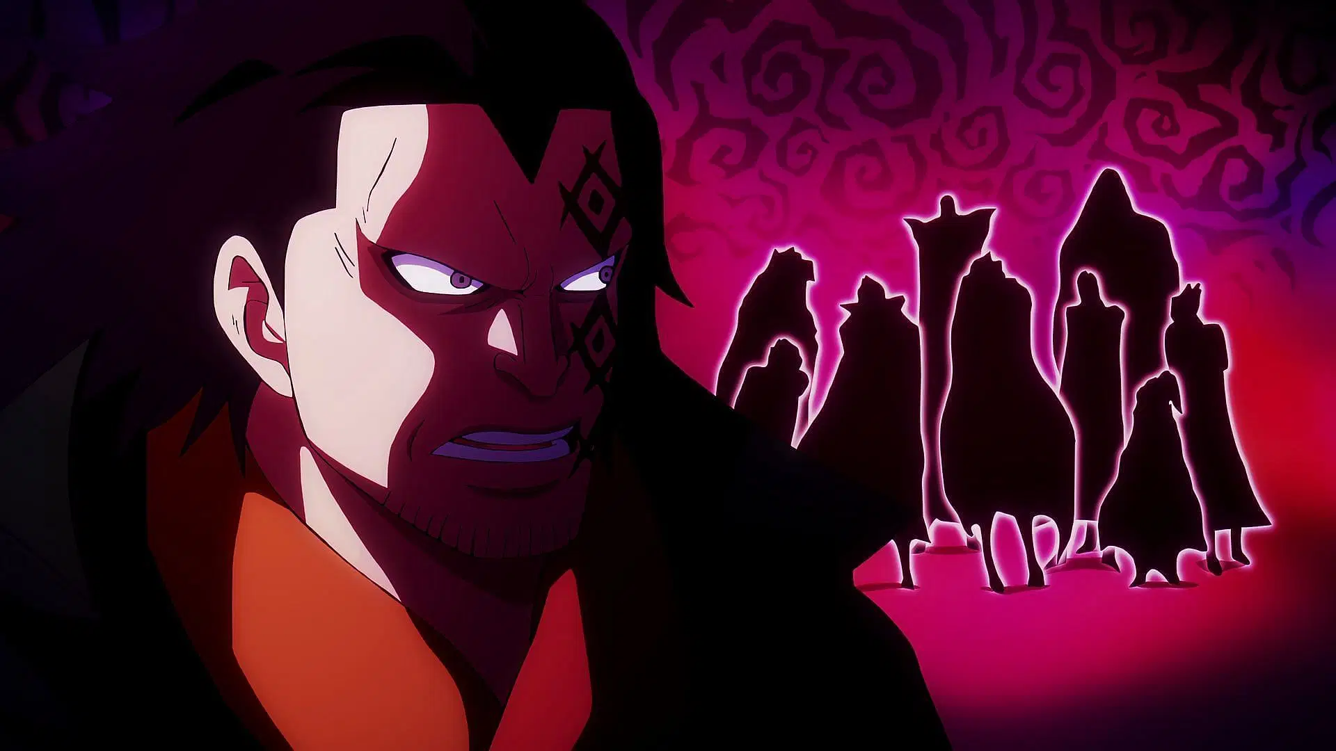 Imu seemingly heals the Holy Knights in One Piece chapter 1150 (Image via Toei Animation)