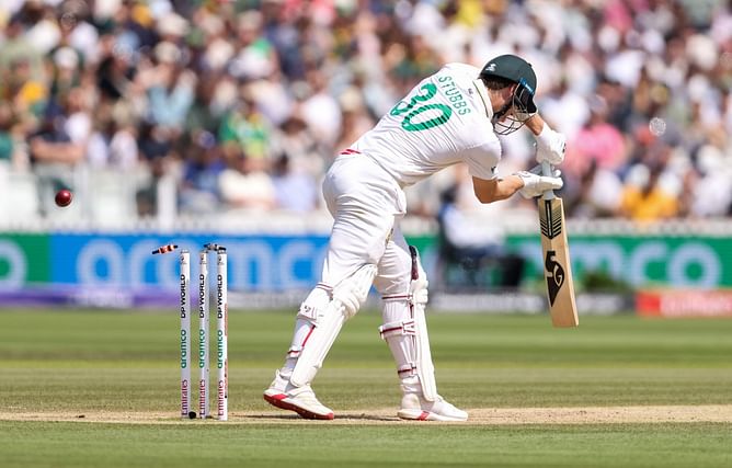 Mitchell Starc cleans up Tristan Stubbs for 8 with a jaffa on Day 4 of SA vs AUS 2025 WTC Final [Watch]