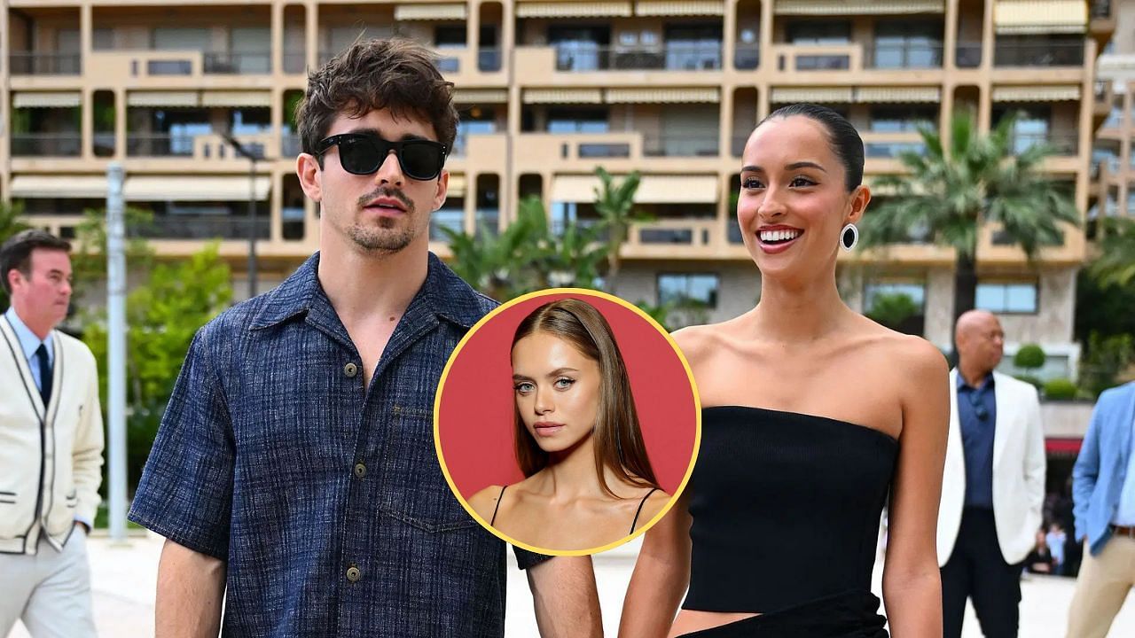 In Picture: Charles Leclerc and Alexandra Saint-Mleux (foreground), and Laila Hasanovic (Circle). Credit: Getty Images