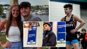 Bo Bassett’s brother and girlfriend show support as 2027 No. 1 wrestling recruit Melvin Miller makes huge college decision shift