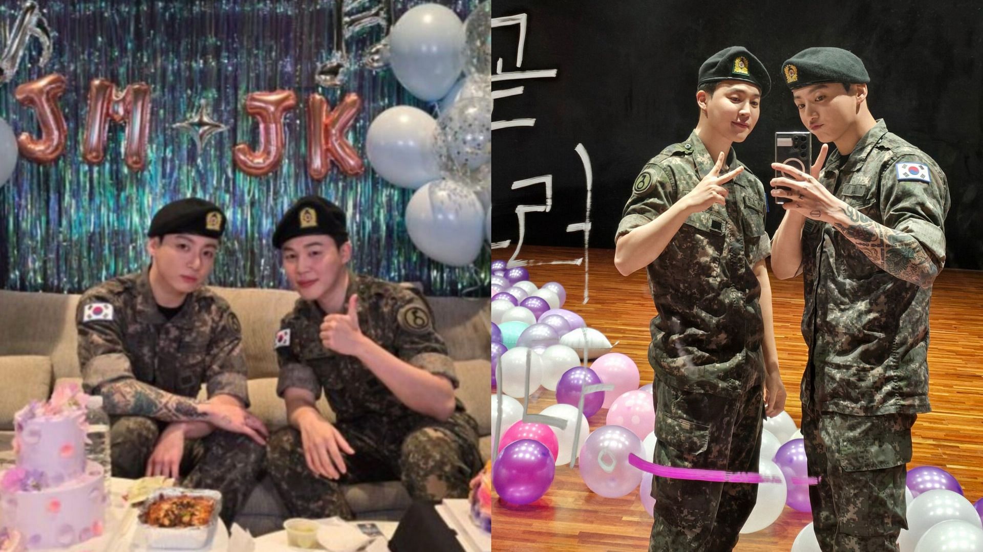 Jimin issues Weverse message on safety (Images via X/@BTS_twt &amp; Weverse)