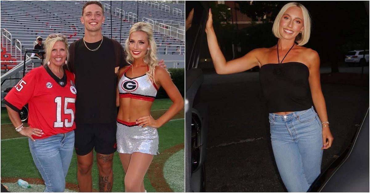 Carson Beck and his sister Kylie (Credits- Kylie IG)