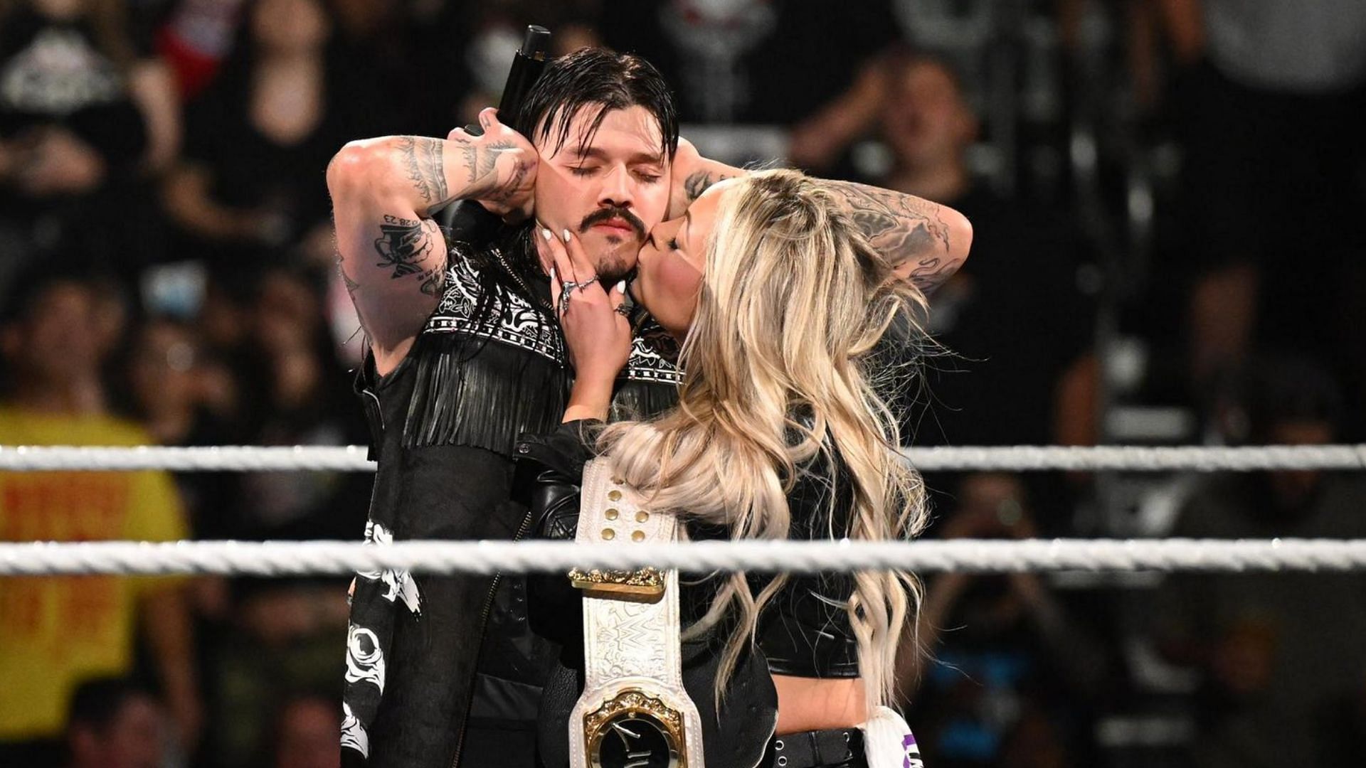 Dominik Mysterio and Liv Morgan on RAW. [Photo from Dom