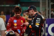 Charles Leclerc with Max Verstappen at the F1 Grand Prix of Saudi Arabia - Source: Getty