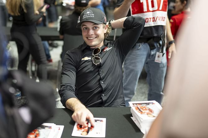 Santino Ferrucci shares his emotions after career-best IndyCar podium at Detroit GP
