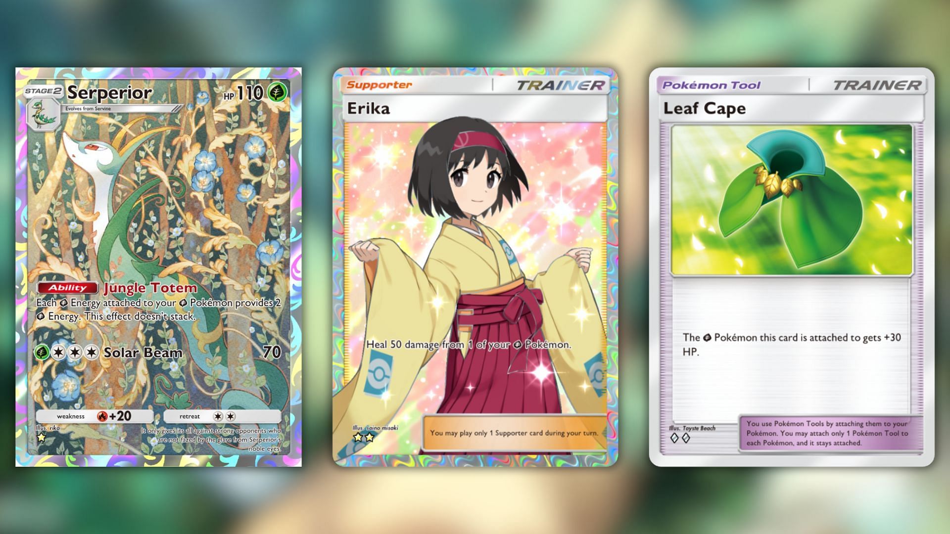 Best supporting cards in this deck (Image via The Pokemon Company)