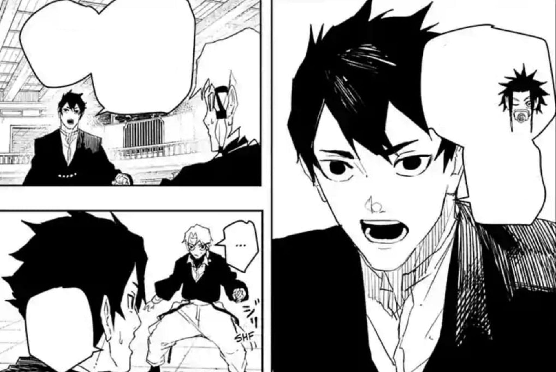 Kashima, as seen in the chapter (Image via Shueisha)