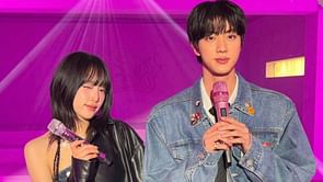 “Our global ambassador” — Fans react as BTS' Jin gifts 'Jin Ramen' box to Choi Yena at 'Loser' duet practice