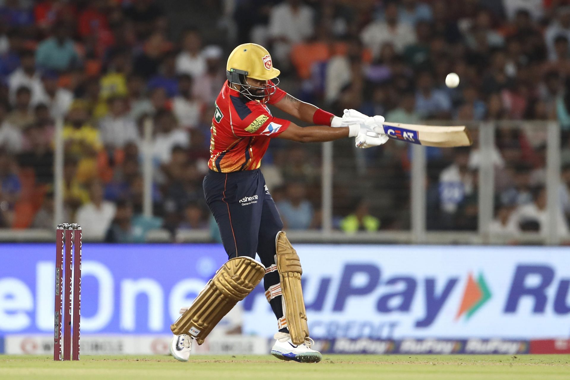 Shreyas Iyer struck five fours and eight sixes during his unbeaten 87-run knock. [P/C: Getty]