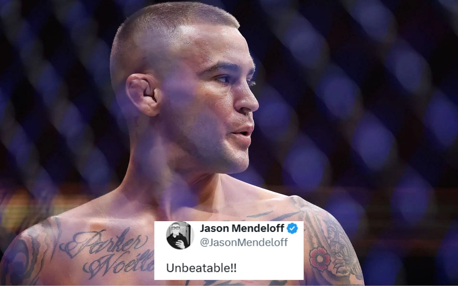 Fans react to a Hollywood legend following Dustin Poirier. [Image courtesy: Getty]