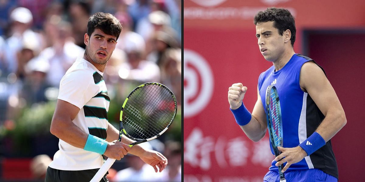 Carlos Alcaraz vs Jaume Munar is one of the second-round matches at the HSBC Championships 2025. (Photos: Getty)